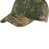 Americana Contrast Stitch Camouflage Cap