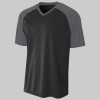 Adult Polyester V-Neck Strike Jersey with Contrast Sleeve