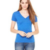 Ladies' Triblend Short-Sleeve Deep V-Neck T-Shirt