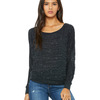 Ladies' Flowy Long-Sleeve Off Shoulder T-Shirt