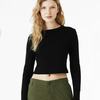 Women's Micro Rib Long Sleeve Baby Tee
