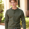 Men's Vintage Brushed Jersey Henley