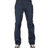 Unisex Raw Denim Straight-Leg Jean Pants
