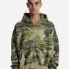 Unisex Garment-Dyed Cropped Full-Zip Hooded Sweatshirt