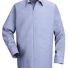 Men's Specialized Pocketless Poplin Long Sleeve Work Shirt