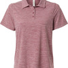 Women's Relay Heathered Stripe Polo