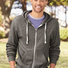 Men's Triblend Full-Zip Hooded Sweatshirt