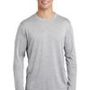PosiCharge ® Long Sleeve Electric Heather Tee