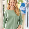 Women's Lounge Fleece Dolman Crewneck Sweatshirt