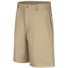 Men's Extended Sizes Cotton Casual Plain Front Shorts
