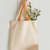 Economical Tote with Contrast-Color Handles