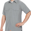 Men's Tall Ripstop Short Sleeve Work Shirt