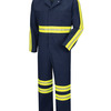 Men's Extended Sizes Twill Action Back Coverall