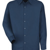 Men's Tall Specialized Pocketless Poplin Long Sleeve Work Shirt
