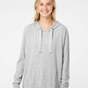 Women's Sueded Jersey Hooded Sweatshirt