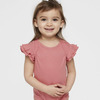 Infant Flutter Sleeve Baby Rib Bodysuit